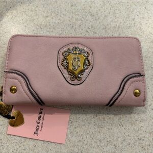 Juicy Couture Blush Wallet with Gold Details